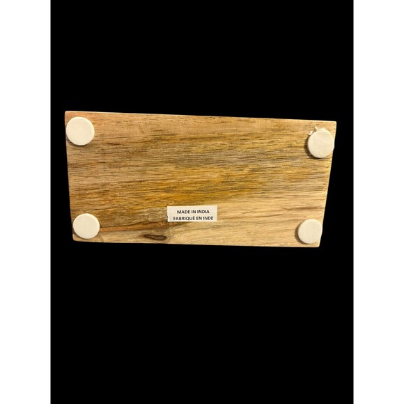 White Marble Bunny Figurine On Wooden base- Minimalist Rabbit Sculpture - India - Picture 8 of 8